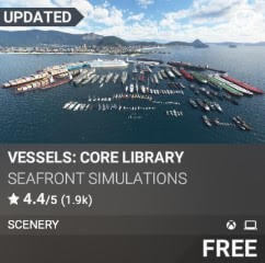 Vessels: Core Library by Seafront Simulations. USD $Free