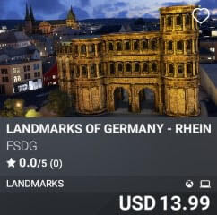 Landmarks of Germany - Rheinland-Pfalz & Saarland by FSDG. USD $13.99