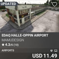 EDAQ Halle-Oppin Airport by mamudesign. USD $11.49