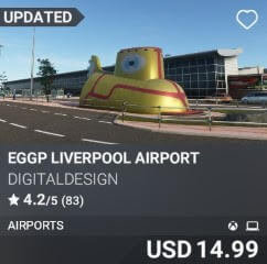 EGGP Liverpool Airport by DigitalDesign. USD $14.99