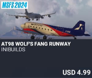 AT98 Wolf's Fang Runway by iniBuilds. USD $4.99