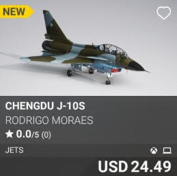 Chengdu J-10S by Rodrigo Moraes. USD $24.49
