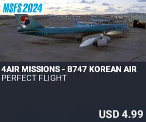 4AIR MISSIONS - B747 KOREAN AIR by Perfect Flight. USD $4.99