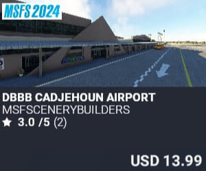 DBBB Cadjehoun Airport by msfscenerybuilders. USD $13.99