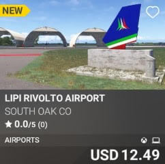LIPI Rivolto Airport by South Oak Co. USD $12.49