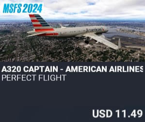 A320 Captain - American Airlines by Perfect Flight. USD $11.49