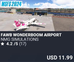 FAWB Wonderboom Airport by NMG Simulations. USD $11.99