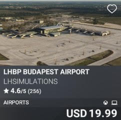 LHBP Budapest Airport by LHSimulations. USD $19.99