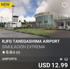 RJFG Tanegashima Airport by Simulación Extrema. USD $12.99
