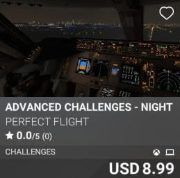Advanced Challenges - Night Landings by Perfect Flight. USD $8.99