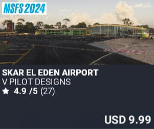 SKAR El Eden Airport by V Pilot Designs. USD $9.99