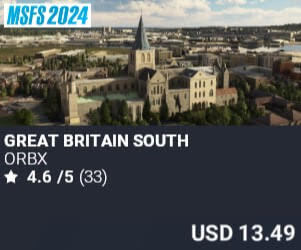 Great Britain South by Orbx. USD $13.49
