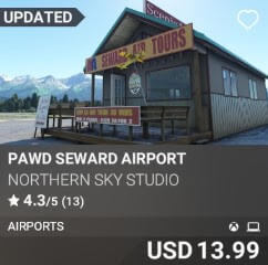 PAWD Seward Airport by Northern Sky Studio. USD $13.99