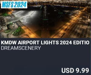 KMDW Airport Lights 2024 Edition by Dreamscenery. USD $9.99