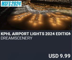 KPHL Airport Lights 2024 Edition by Dreamscenery. USD $9.99