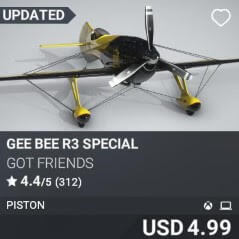 Gee Bee R3 Special by Got Friends. USD $4.99