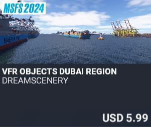 VFR Objects Dubai Region by Dreamscenery. USD $5.99