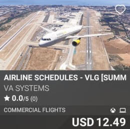Airline Schedules - VLG [Summer 2025] by VA SYSTEMS. USD $12.49