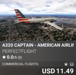 A320 Captain - American Airlines by PerfectFlight. USD $11.49