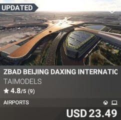 ZBAD Beijing Daxing International Airport by TAIMODELS. USD $23.49