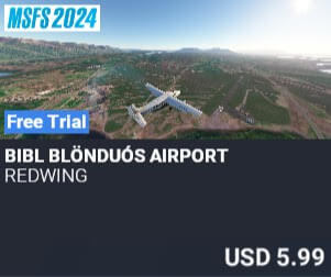 BIBL Blönduós Airport by REDWING. USD $5.99