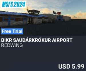 BIKR Sauðárkrókur Airport by REDWING. USD $5.99