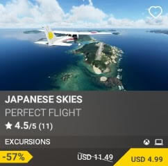 Japanese Skies by Perfect Flight = USD 11.49 on sale for 4.99