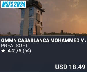 GMMN Casablanca Mohammed V Airport by prealsoft. USD $18.49