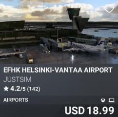 EFHK Helsinki-Vantaa Airport by JustSim. USD $18.99