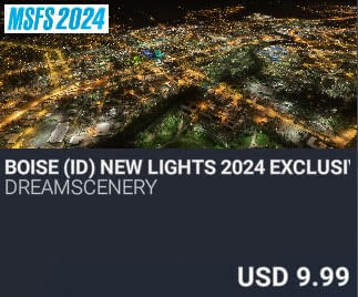 Boise (ID) New Lights 2024 Exclusive Edition by Dreamscenery. USD $9.99
