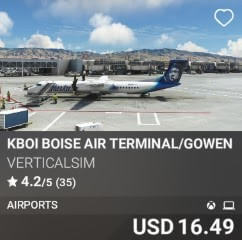 KBOI Boise Air Terminal/Gowen Field by verticalsim. USD $16.49