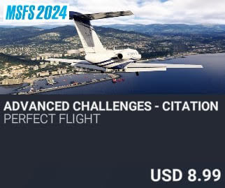 Advanced Challenges - Citation Landings by Perfect Flight. USD $8.99