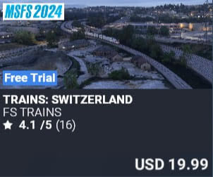 Trains: Switzerland by FS Trains. USD $19.99