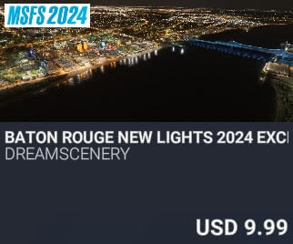 Baton Rouge New Lights 2024 Exclusive Edition by Dreamscenery. USD $9.99