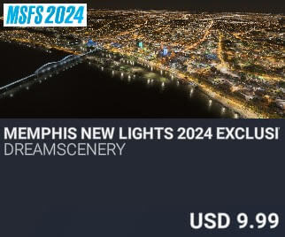 Memphis New Lights 2024 Exclusive Edition by Dreamscenery. USD $9.99