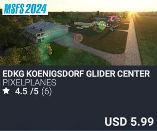 EDKG Koenigsdorf Glider Center by PixelPlanes. USD $5.99