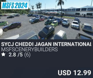 SYCJ Cheddi Jagan International Airport by MSFScenerybuilders. USD $12.99