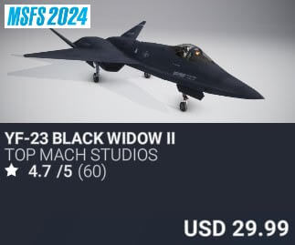 YF-23 BLACK WIDOW II by Top Mach Studios. USD $29.99