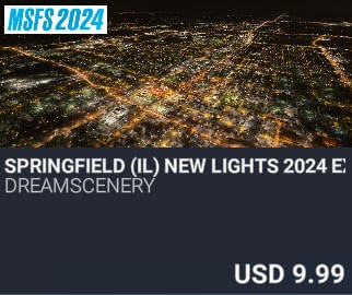 Springfield (IL) New Lights 2024 Exclusive Edition by Dreamscenery. USD $9.99