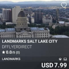 Landmarks Salt Lake City by dfflyerdirect. USD $7.99