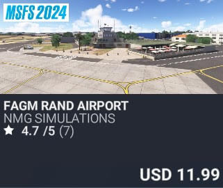 FAGM Rand Airport by NMG Simulations. USD $11.99