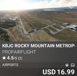 KBJC Rocky Mountain Metropolitan Airport by PropairFlight. USD $16.99