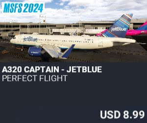 A320 Captain - JetBlue by Perfect Flight. USD $8.99