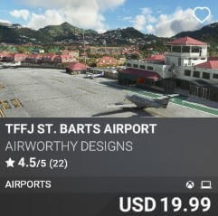 TFFJ Saint Barths Airport by SLHsimdesigns. USD $19.99