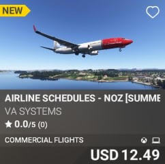 Airline Schedules - NOZ [Summer 2025] by VA SYSTEMS. USD $12.49