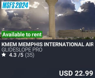 KMEM Memphis International Airport by Glideslope Pro. USD $22.99