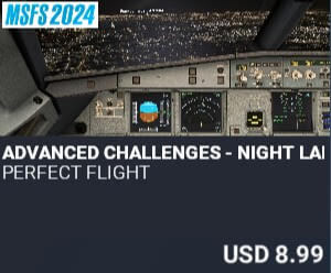Advanced Challenges - Night Landings by Perfect Flight. USD $8.99