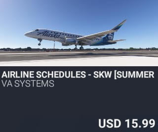 Airline Schedules - SKW [Summer 2025] by VA SYSTEMS. USD $15.99
