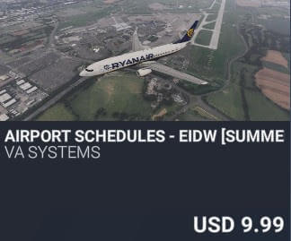 Airport Schedules - EIDW [Summer 2025] by VA SYSTEMS. USD $9.99