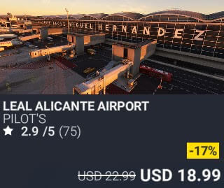LEAL Alicante Airport by PILOT'S. USD $22.99 (on sale for 18.99)